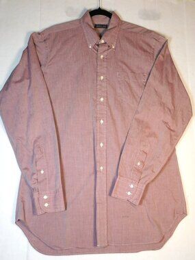 VTG J Kent Inc Men’s L?  Dress Shirt Long Sleeve Button Purple w/ Sheen Tailored